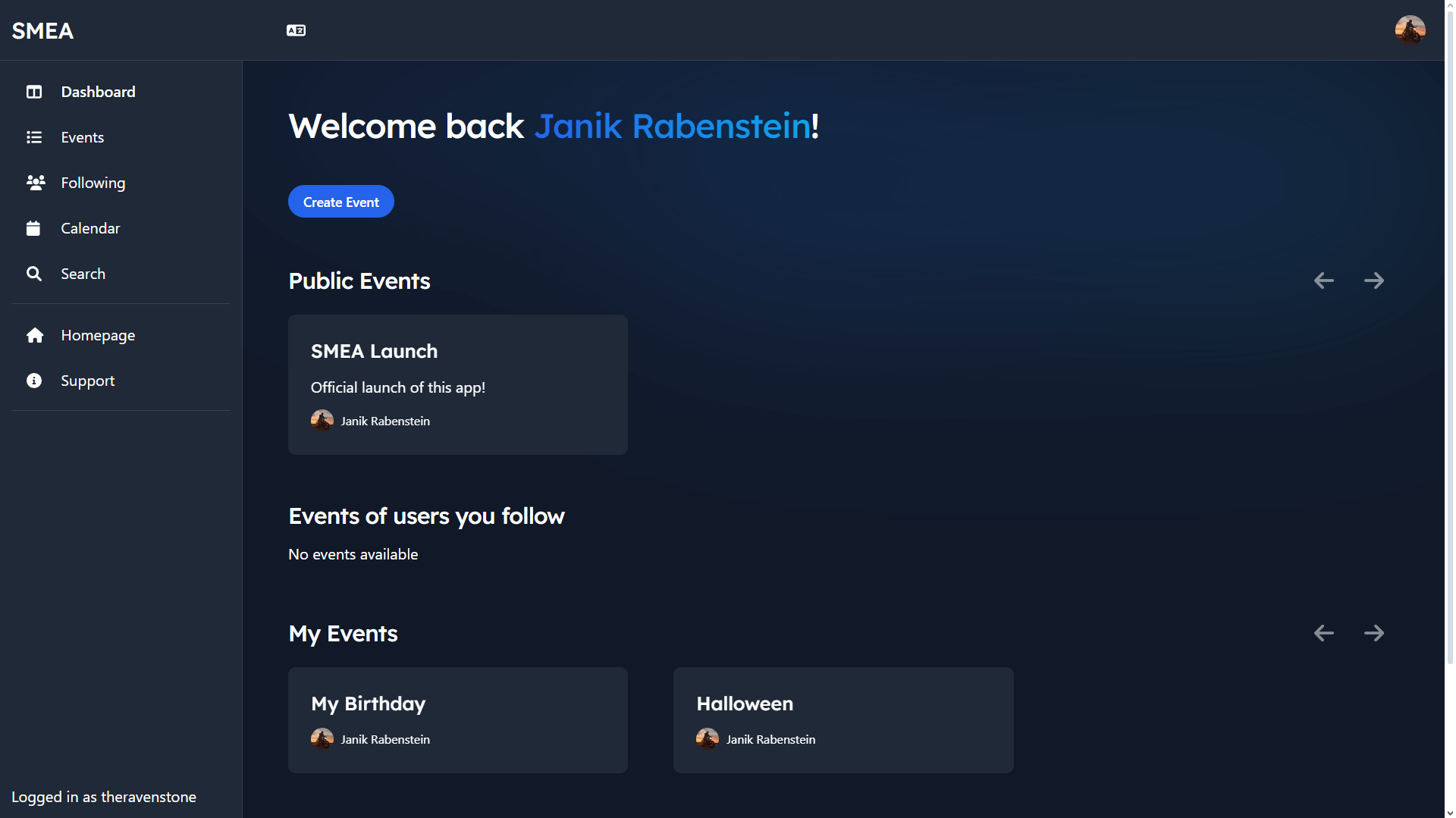 SMEA Homepage Desktop Screenshot