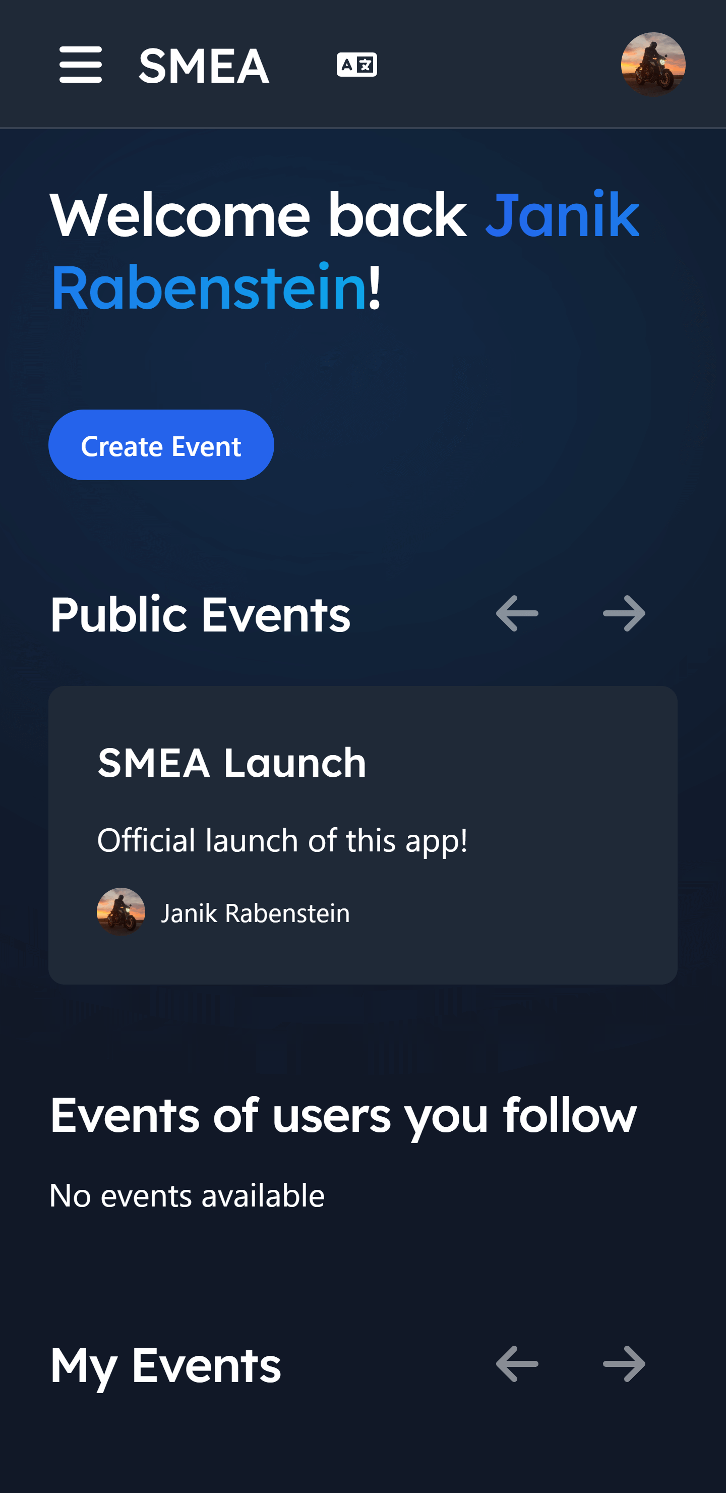 SMEA Homepage Mobile Screenshot